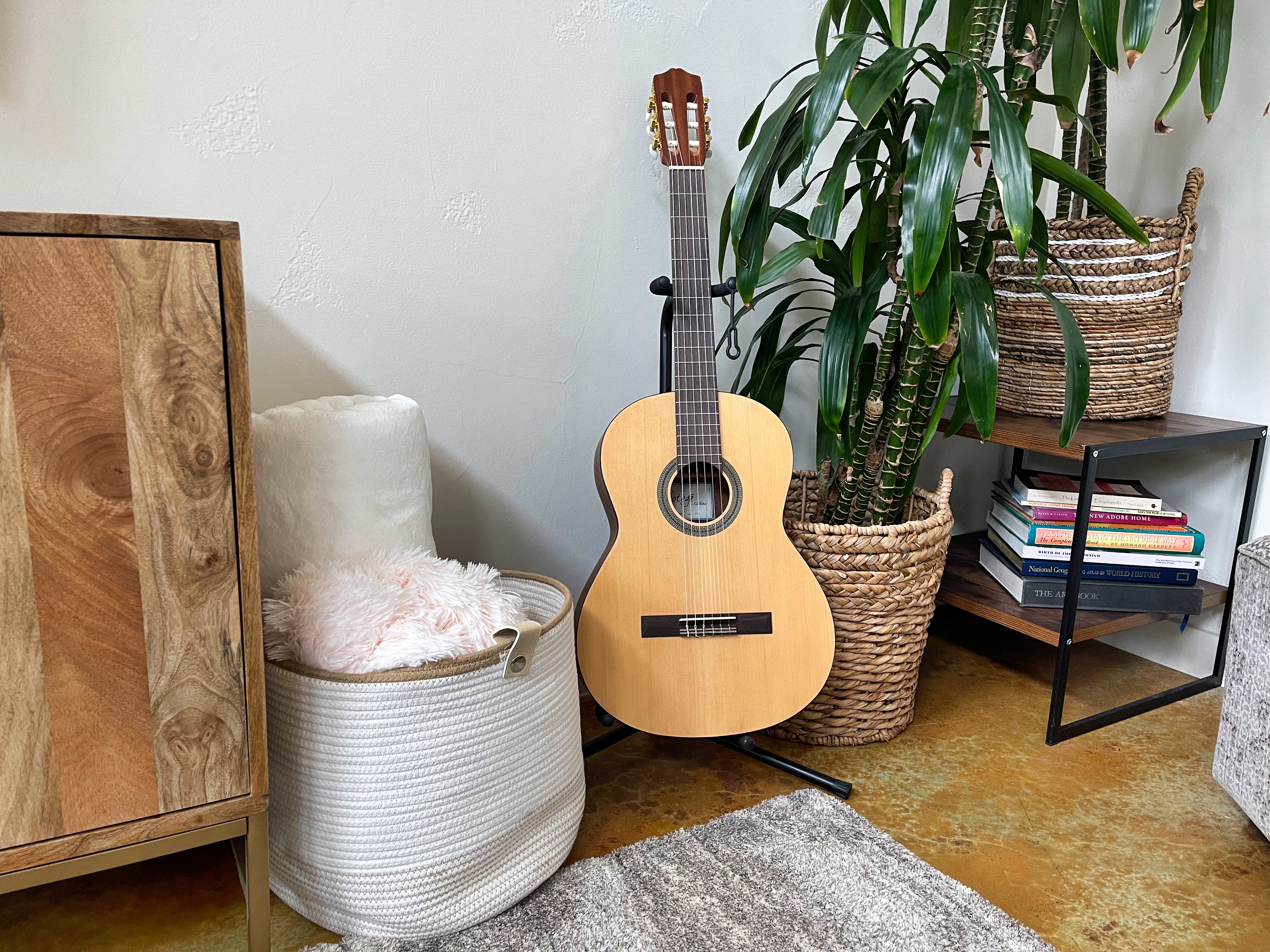 Living Room with Guitar